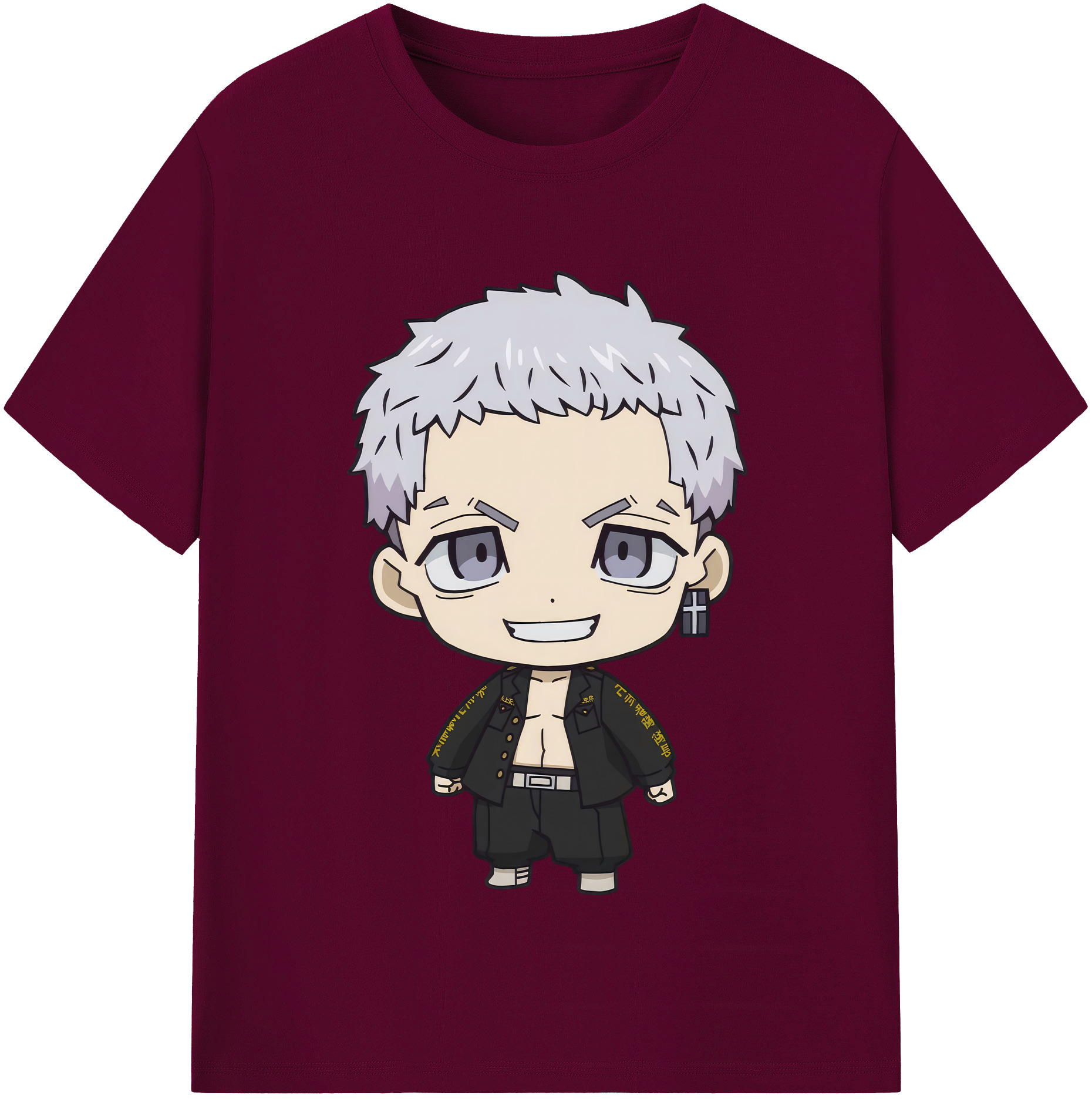 （画像用） 東京リベンジャーズ Tokyo Revengers レディースカジュアルプリントTシャツ（綿100％）